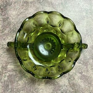 Vintage Anchor Hocking Candy Bowl with Double Handles
